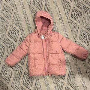 Old Navy Kids Puffer Jacket in Pink
